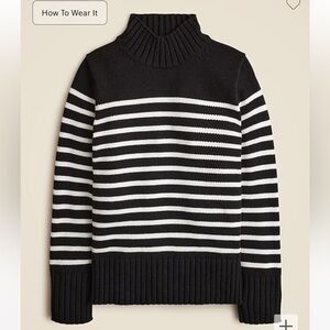 JCrew cotton roll neck sweater